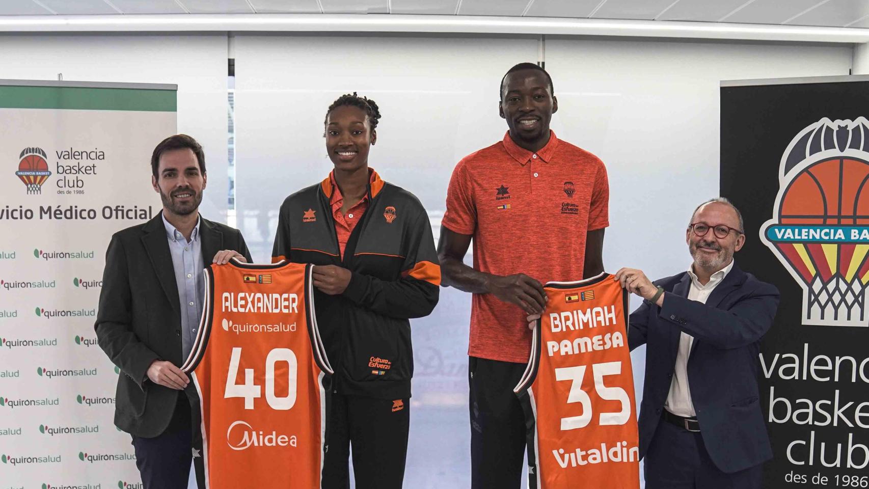 La presentación este viernes de los nuevos jugadores del Valencia Basket.