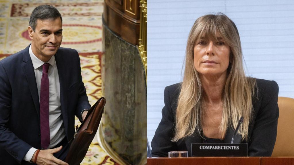 Pedro Sánchez y su mujer Begoña Gómez.