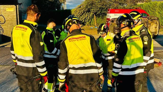 Bomberos de la Diputación en una foto de archivo