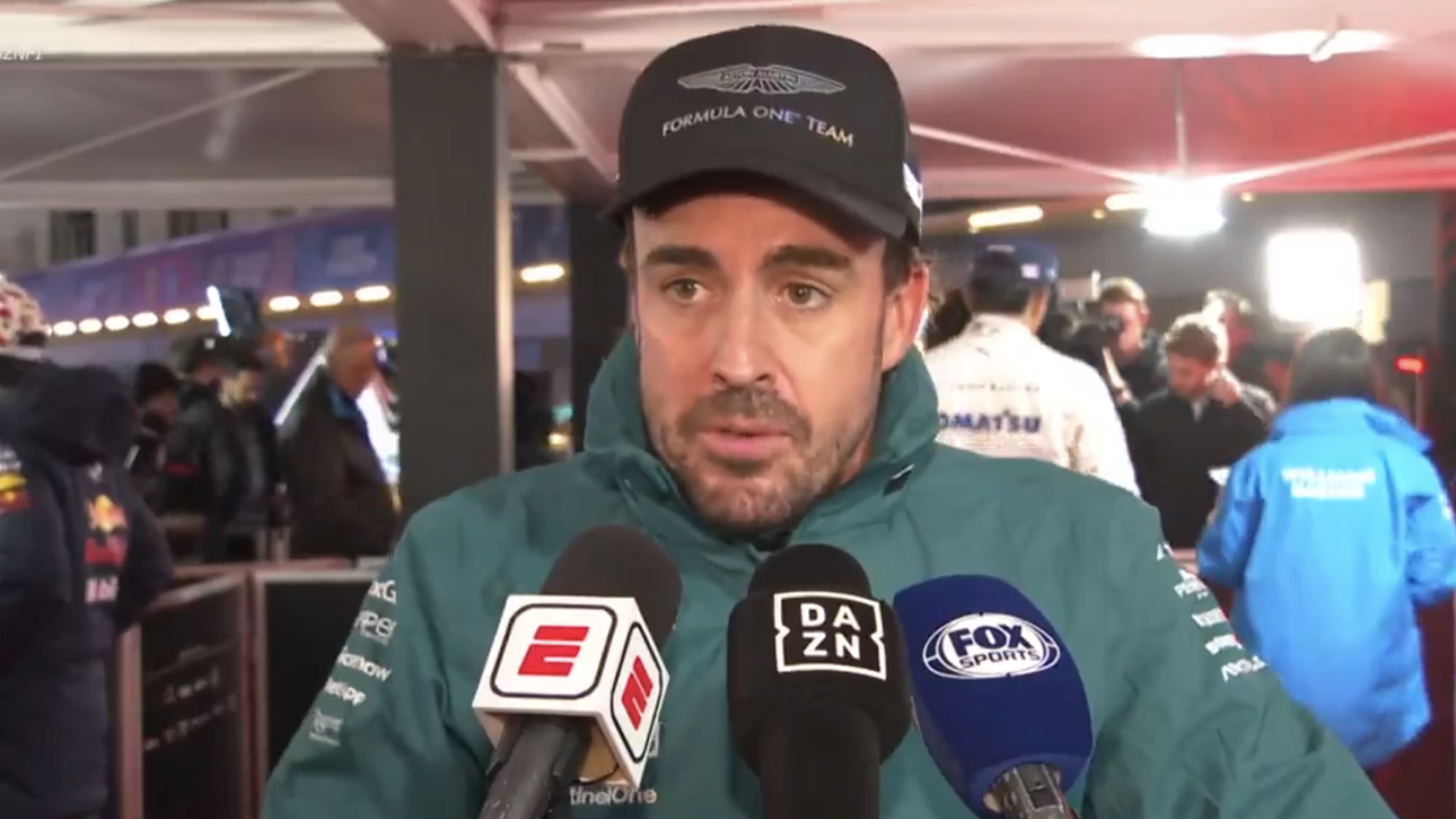 Fernando Alonso, tras la clasificación del Gran Premio de Las Vegas