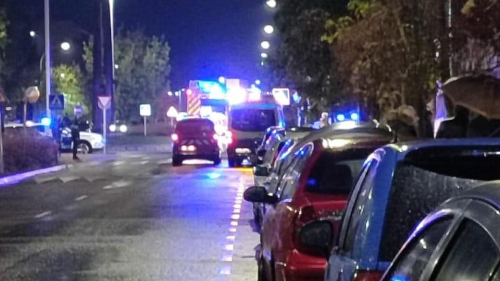 Incendio en una churrería de la calle Río Guadarrama en el Polígono de Toledo.