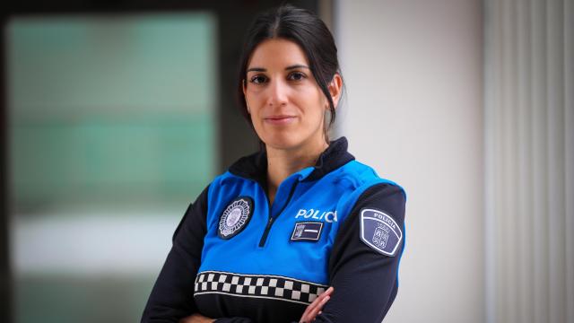 Sara Sánchez, oficial integrante del Grupo 4M de la Policía Local de Salamanca