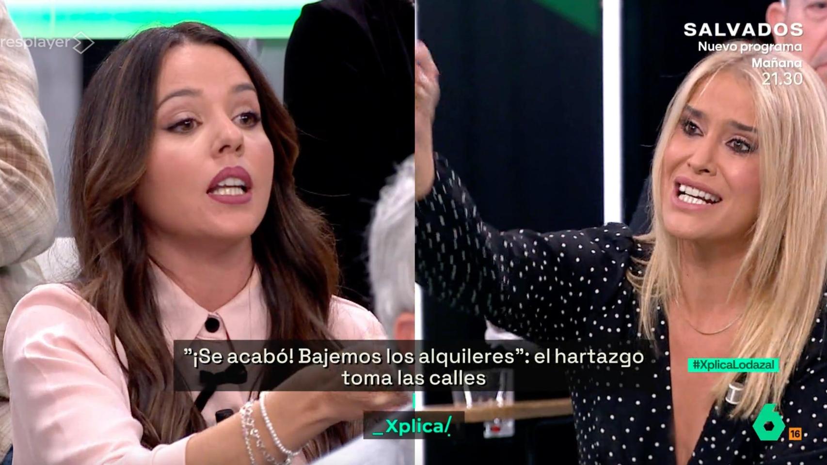 Naiara Mas y Afra Blanco en 'laSexta Xplica'.