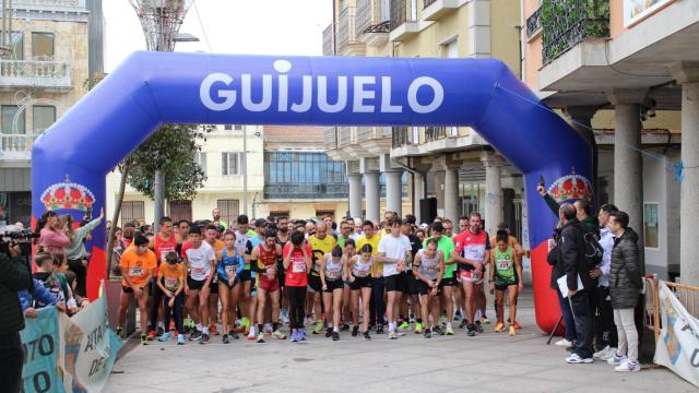 Momento de la salida en la carrera