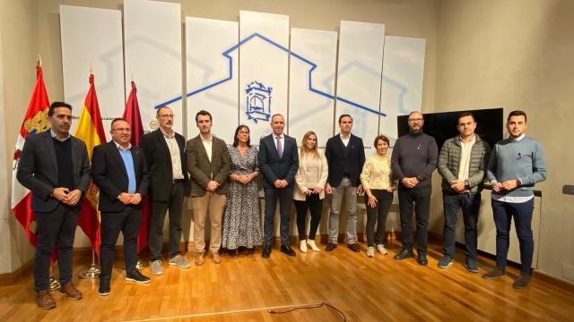 Representantes de PP, PSOE y VTLP de la Diputación de Valladolid