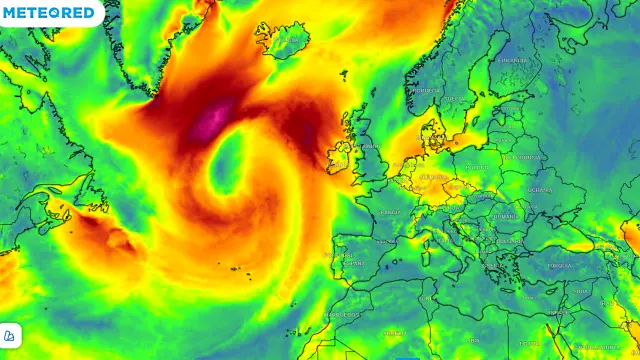 La inestabilidad sobre el Atlántico seguirá siento intensa en la última semana de noviembre. Meteored.