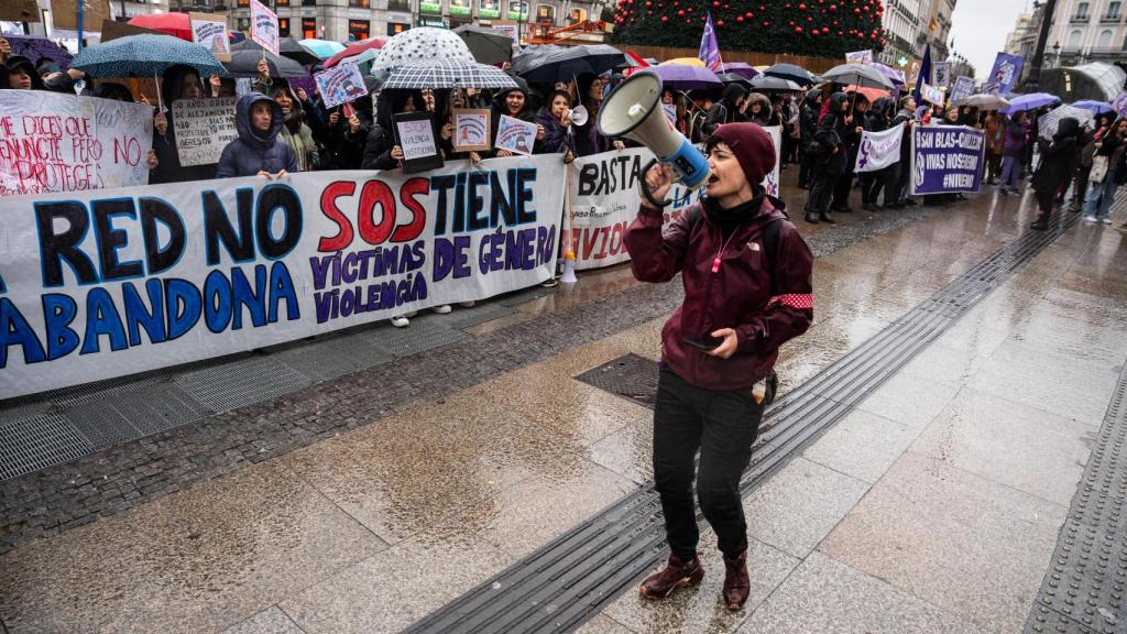 Trabajadoras de la red contra la violencia de género de Madrid.