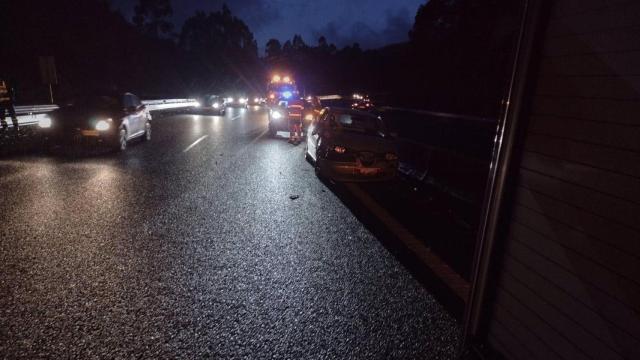 Accidente de tráfico en Rianxo (A Coruña).