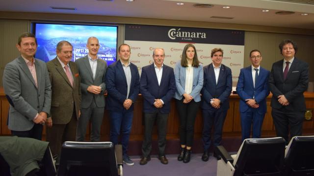 Presentación, esta mañana, del Plan de Promoción Tecnológico-Industrial de la Cámara de A Coruña.