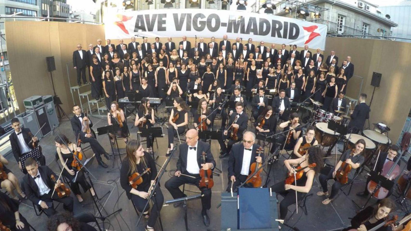 Caballero llama a la participación en el concierto reivindicativo del AVE: Mostremos la fuerza de Vigo