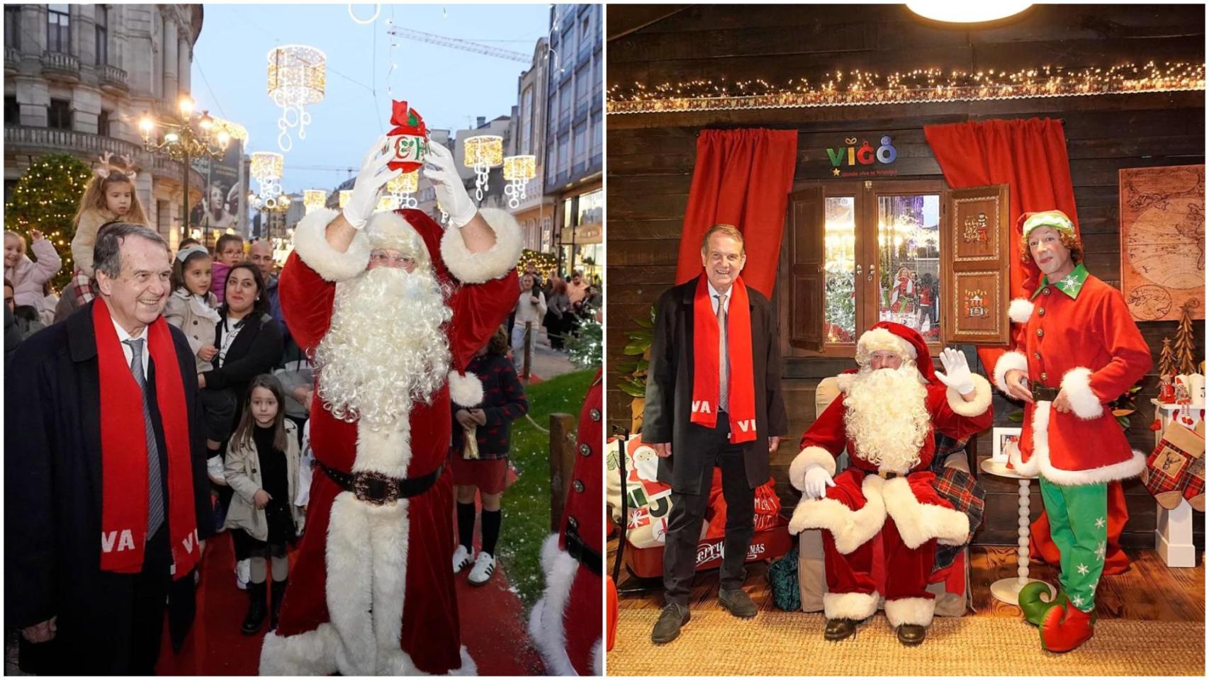 Papá Noel ya está en Vigo.