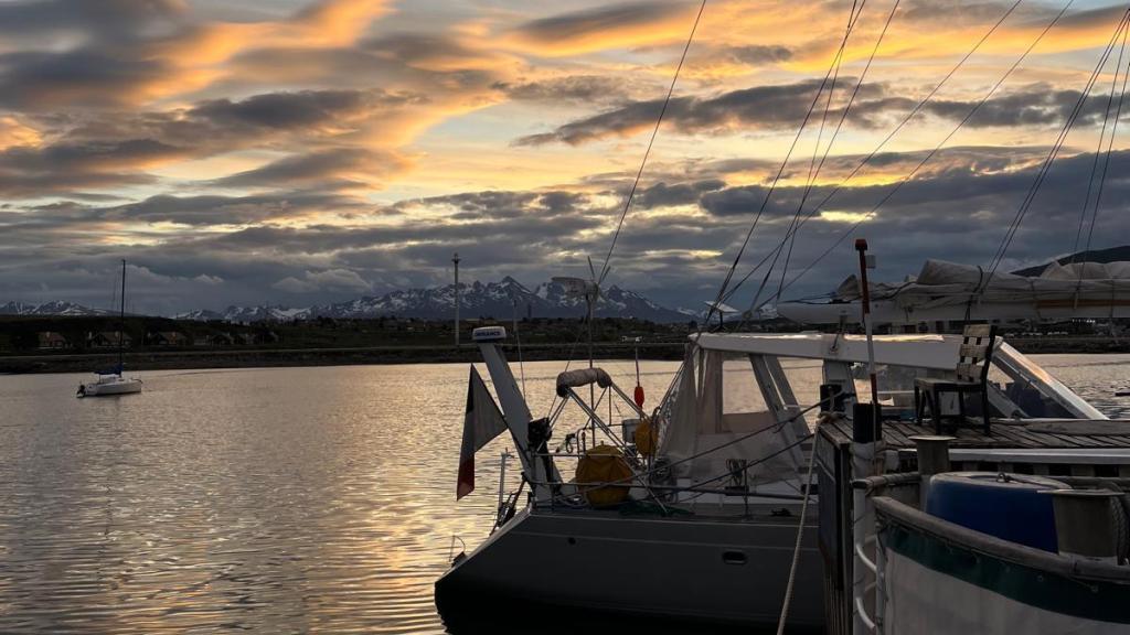 El amanecer en Ushuaia.