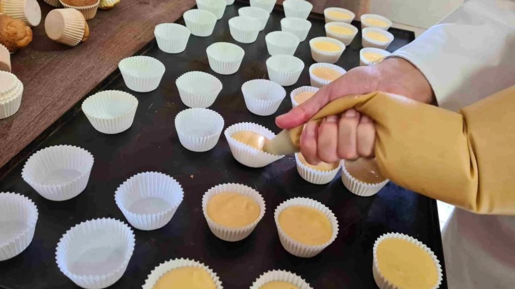 Pasteles en Confitería de Villoldo