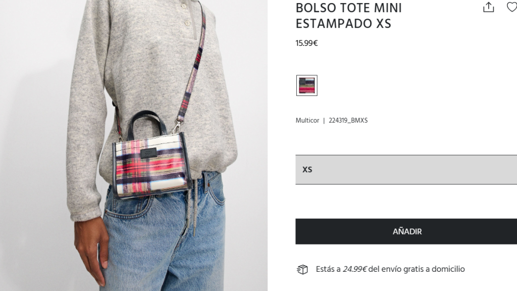 Bolso tote mini.