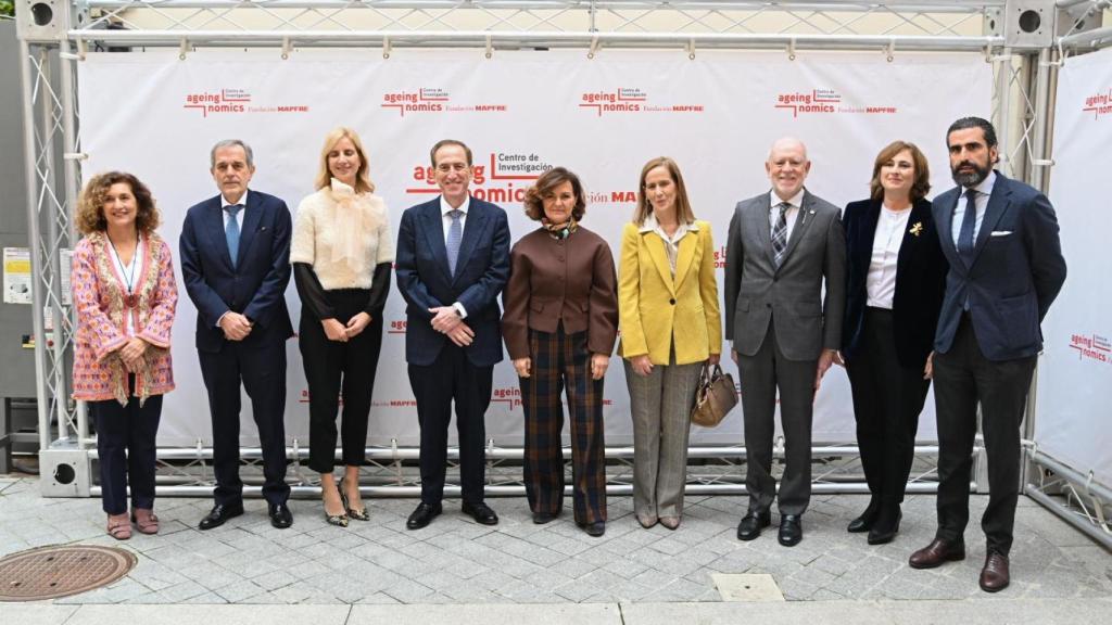 Presentación del IV Mapa de Talento Sénior con algunos de los participantes.