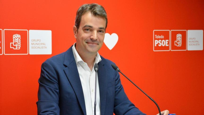 Pablo García, viceportavoz socialista en el Ayuntamiento de Toledo.