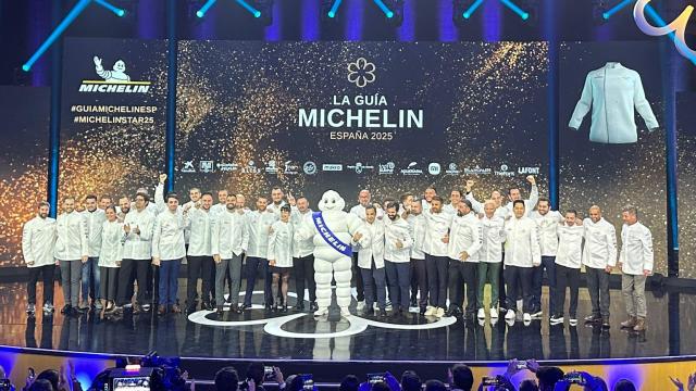 Un momento del final de la gala de la Guía Michelin 2025.