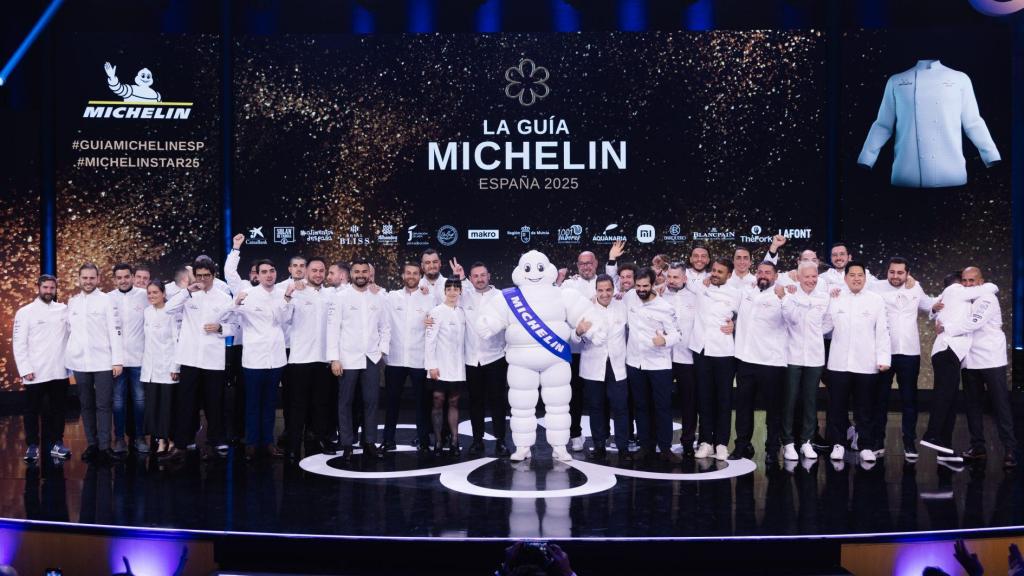 Un momento del final de la gala de la Guía Michelin 2025.