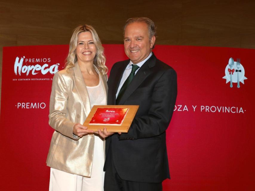 Entrega de galardón, Premios Horeca 2024.