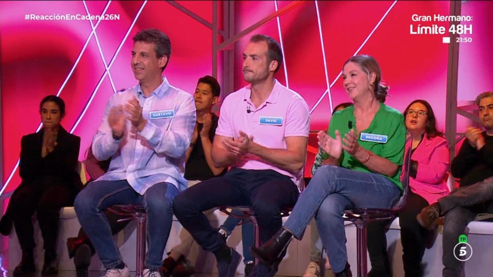 Los Alhambraos, el equipo que eliminó a Los Mozos de Arousa, durante su segundo programa.