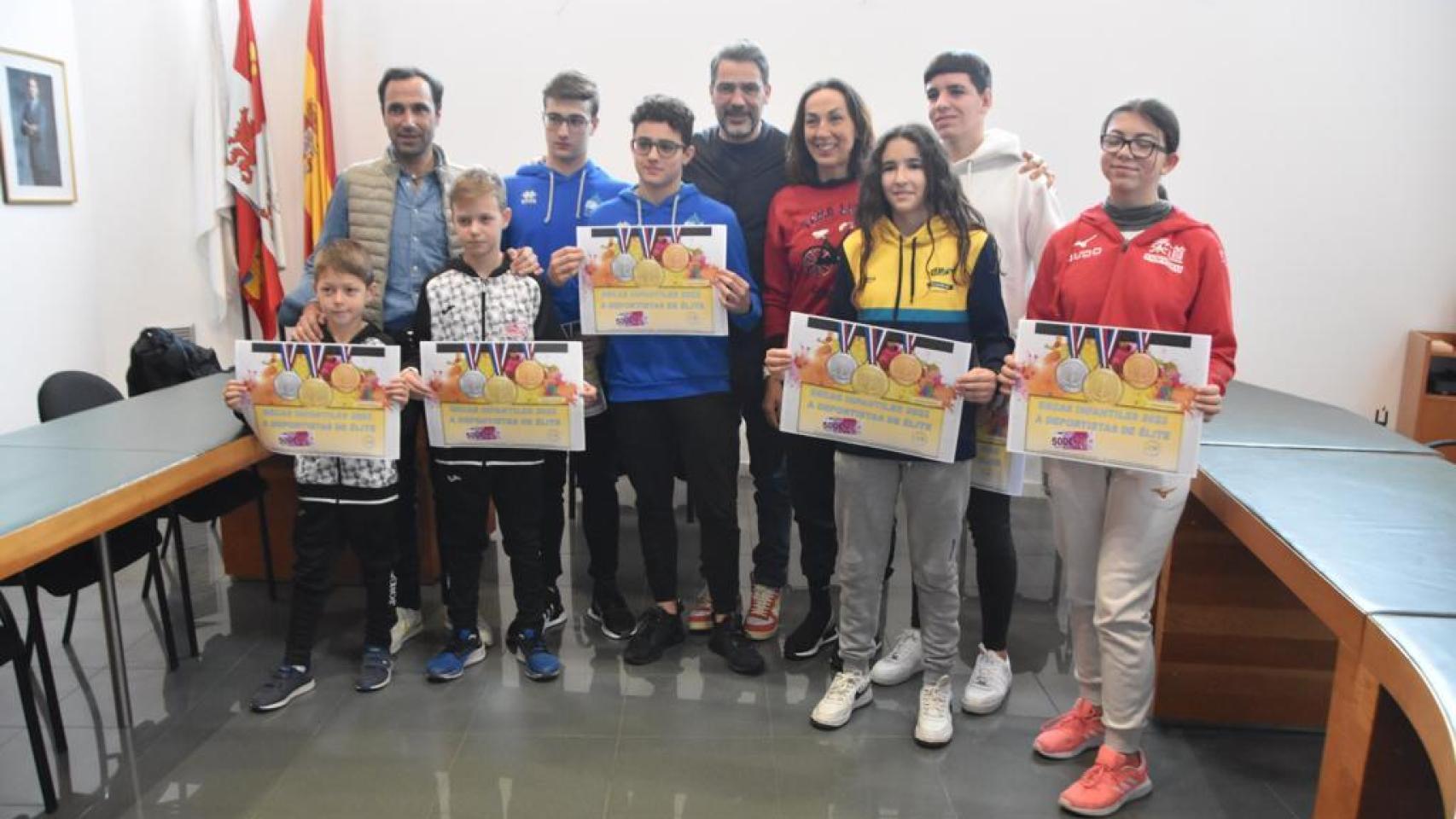 Presentación de las subvenciones para deportistas en Villamayor