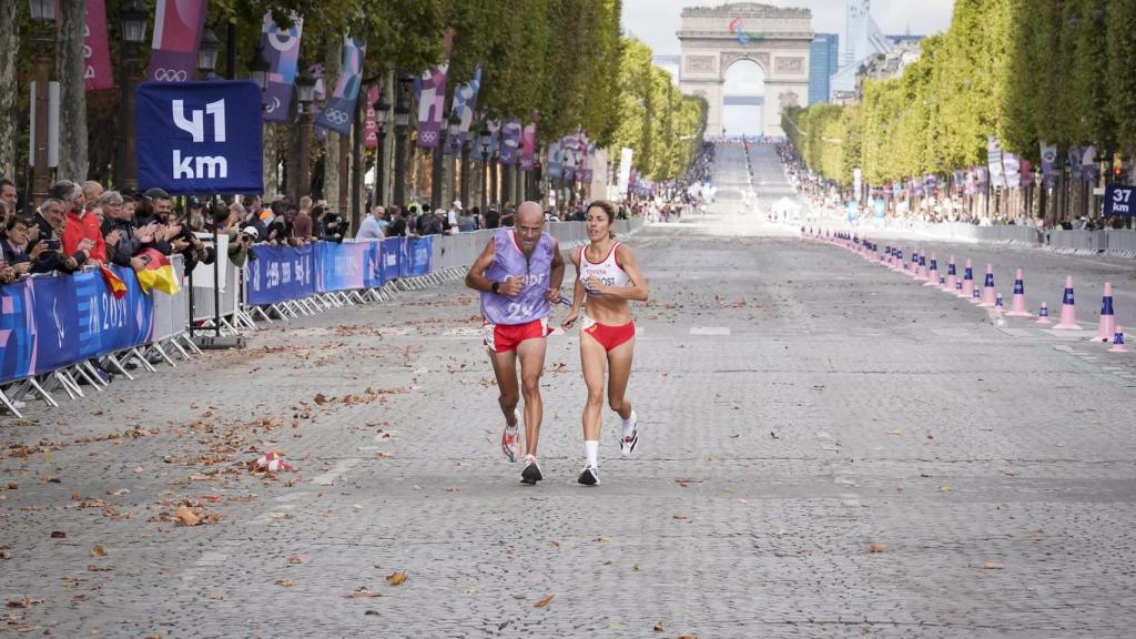 Elena Congost durante los Juegos Olímpicos de París 2024