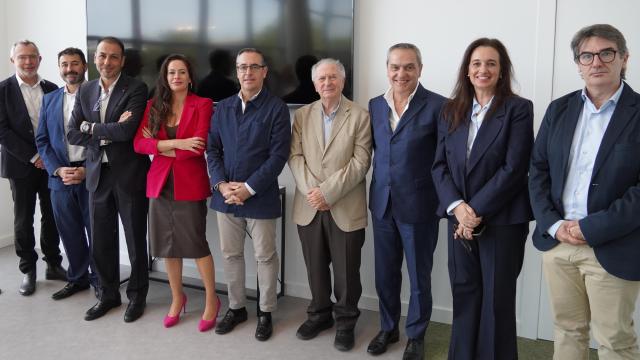 Un momento de la inauguración del centro de formación de Dekra en el parque tecnológico de Málaga.