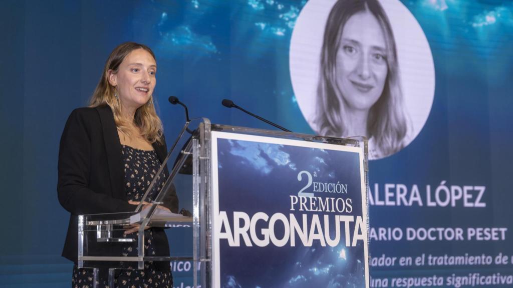 Dra. Mar Galera, premio mejor caso clínico.