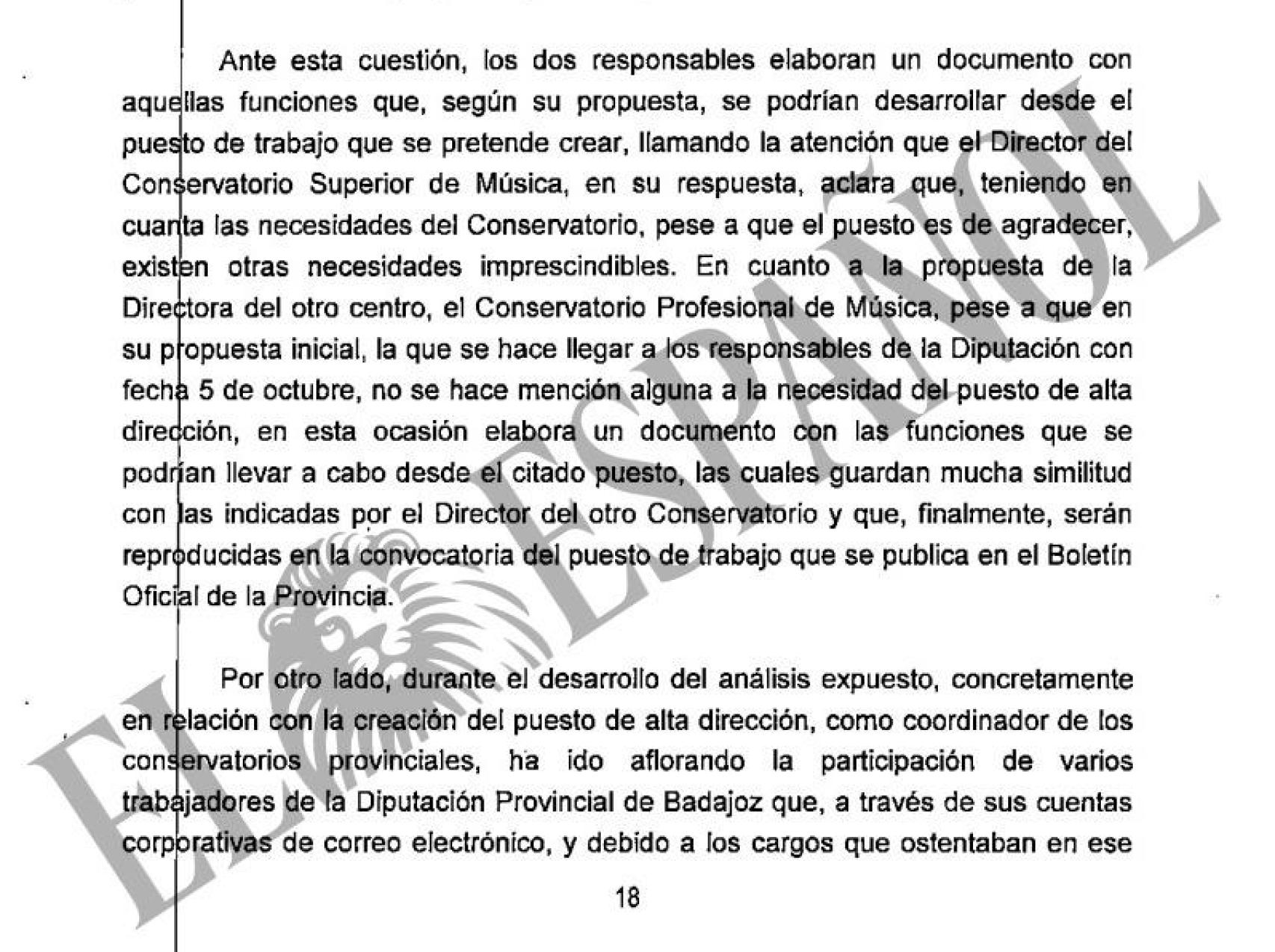 Otro fragmento del informe de la UCO.