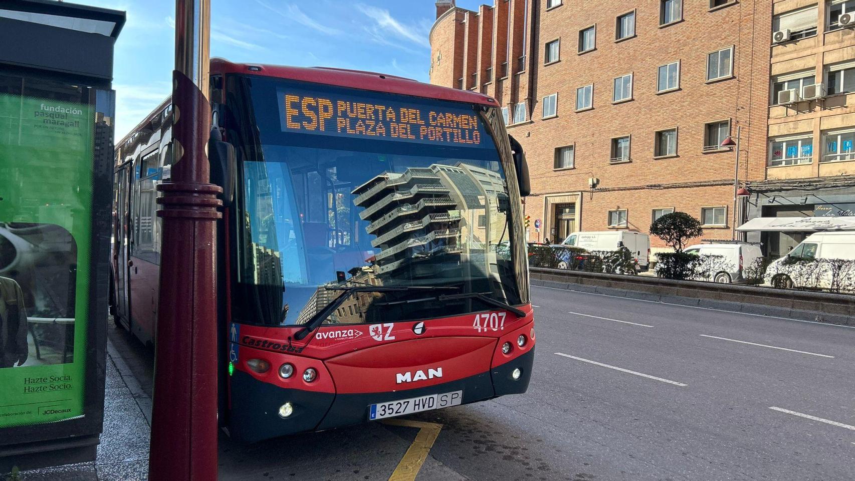 El bus lanzadera de César Augusto.