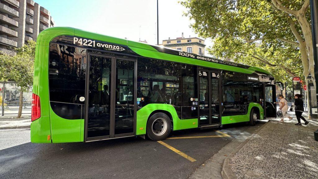 Un autobús urbano de Zaragoza.