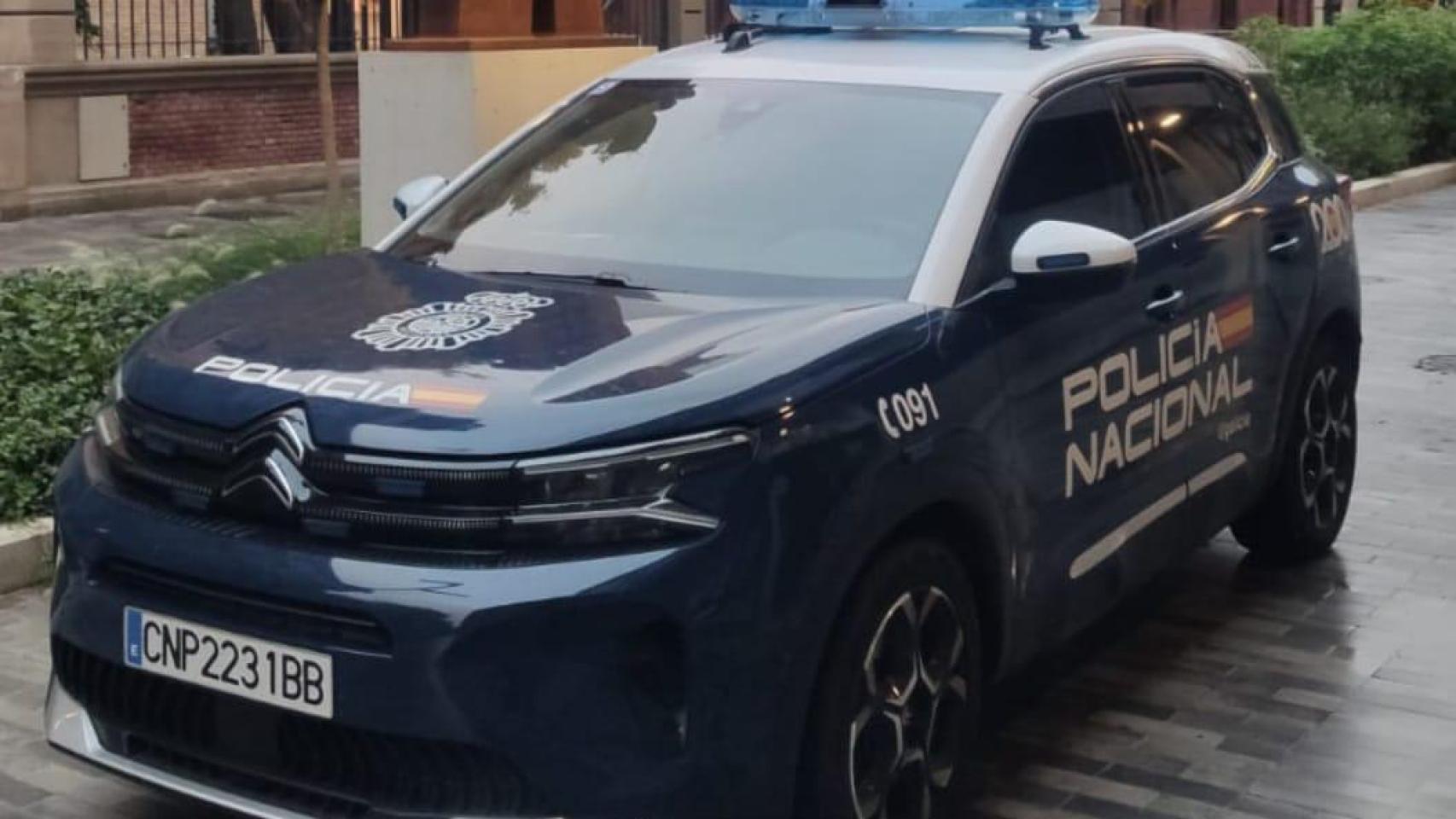 Un coche de la Policía Nacional de Ávila