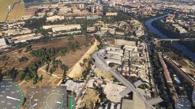 Así es la espectacular recreación de Valladolid en Microsoft Flight Simulator 2024