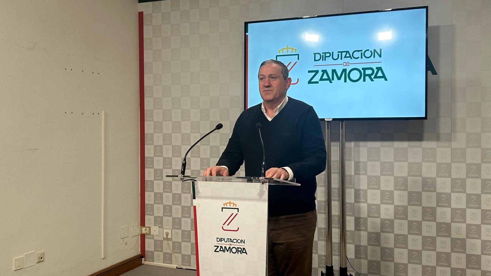 El presidente de la Diputación de Zamora, Javier Faúndez