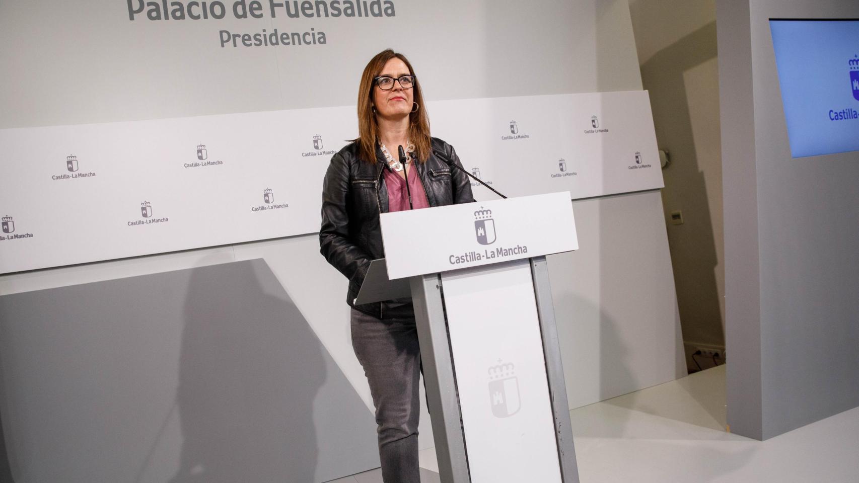 Esther Padilla, consejera portavoz del Gobierno de Castilla-La Mancha. Foto: JCCM.