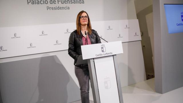 Esther Padilla, consejera portavoz del Gobierno de Castilla-La Mancha. Foto: JCCM.