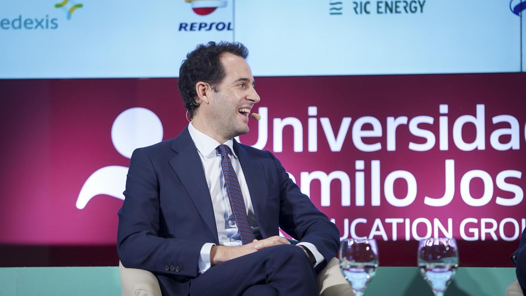 Carlos Piñar, director general de Elmya, durante el I Observatorio de la Energía de EL ESPAÑOL e Invertia.