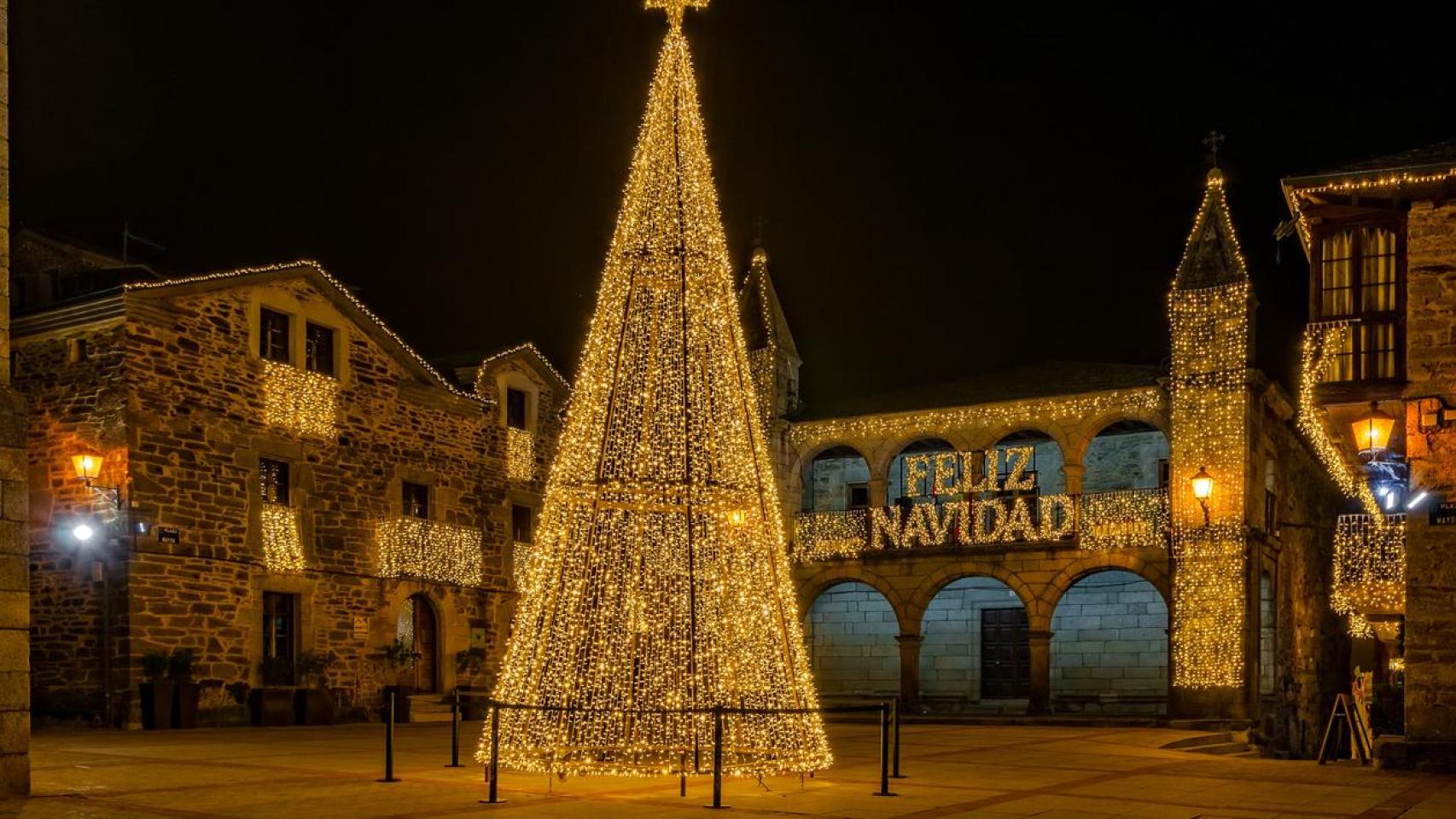 Puebla de Sanabria en Navidad.