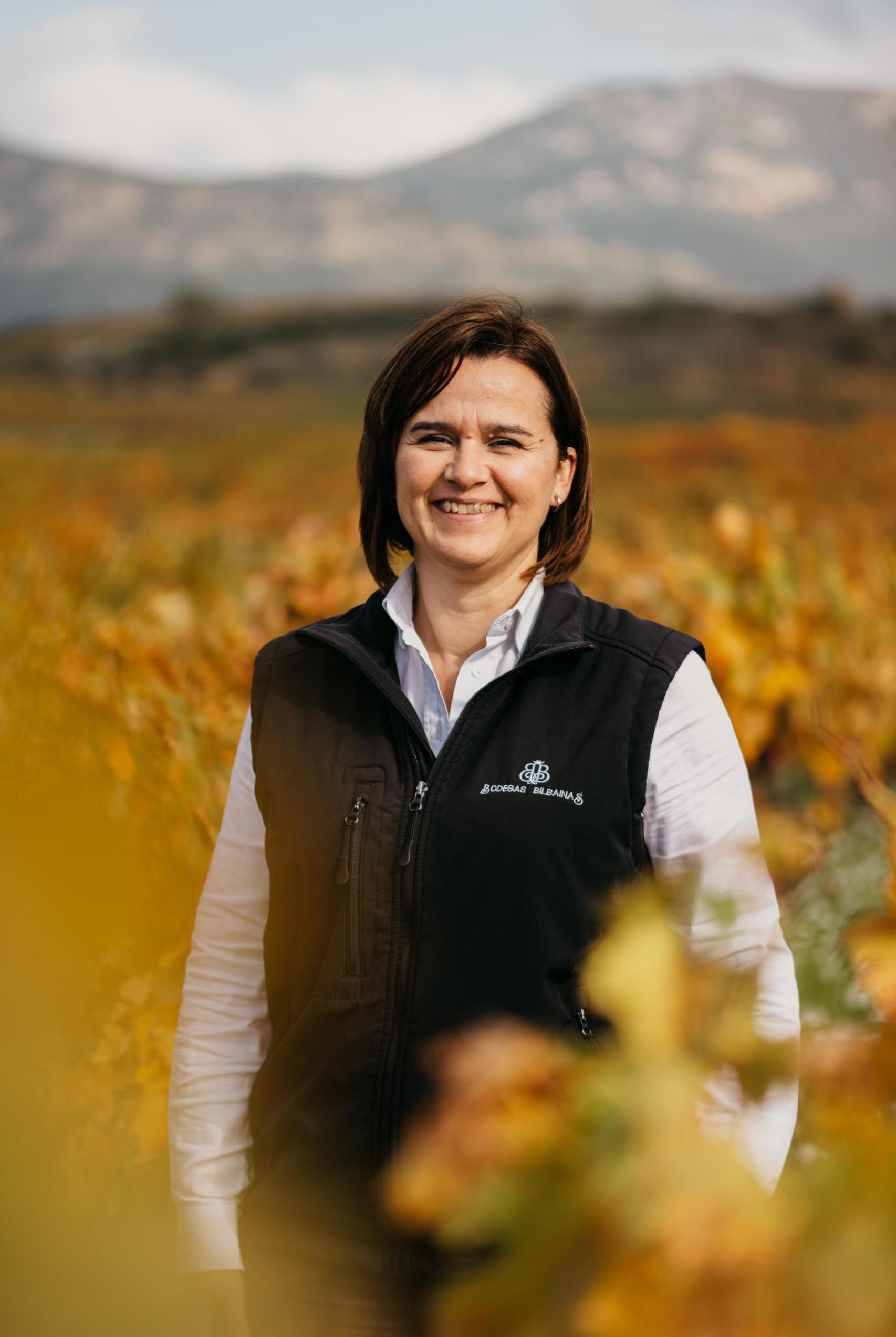 Mayte Calvo de la Banda, directora técnica de Bodegas Bilbaínas.