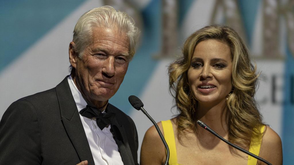 Richard Gere y Alejandra Silva en Marbella en 2022.