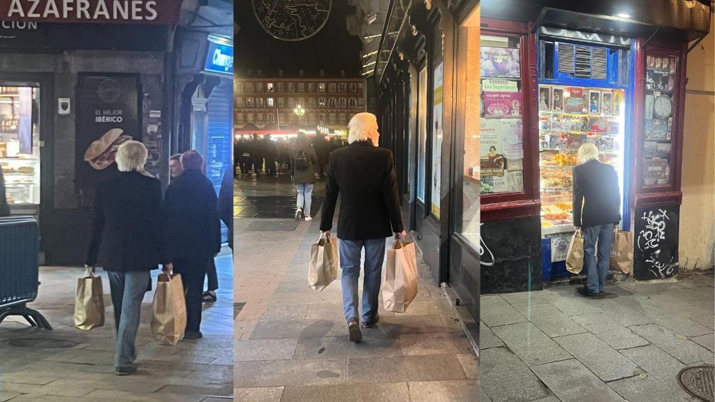 Bigote de arrocet en tres fotografías tomadas por EL ESPAÑOL, este pasado miércoles.