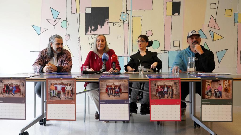 Ana Isabel Alario durante su intervención en la presentación del calendario de Aspace Valladolid