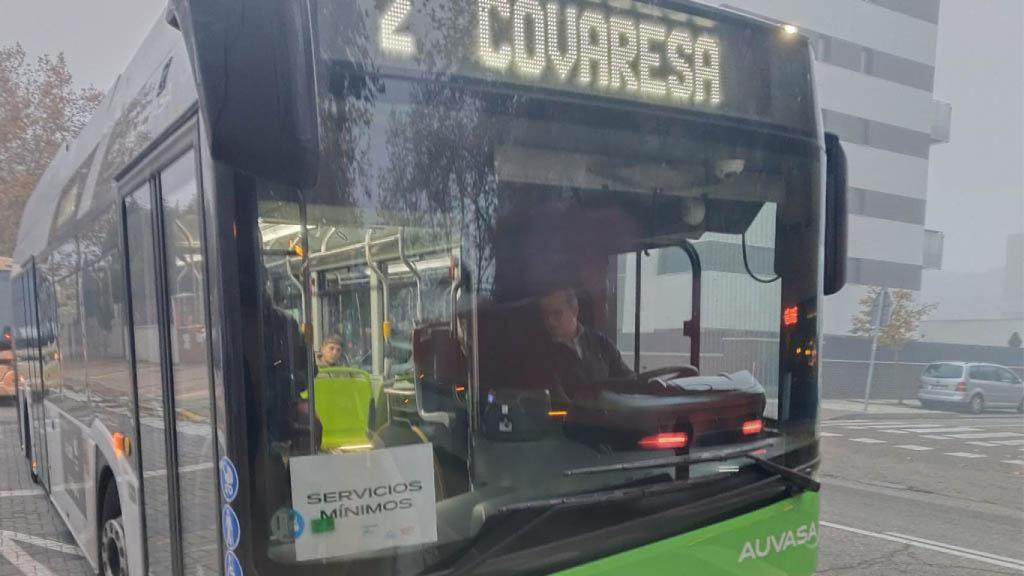 Servicios Mínimos en los autobuses de Valladolid