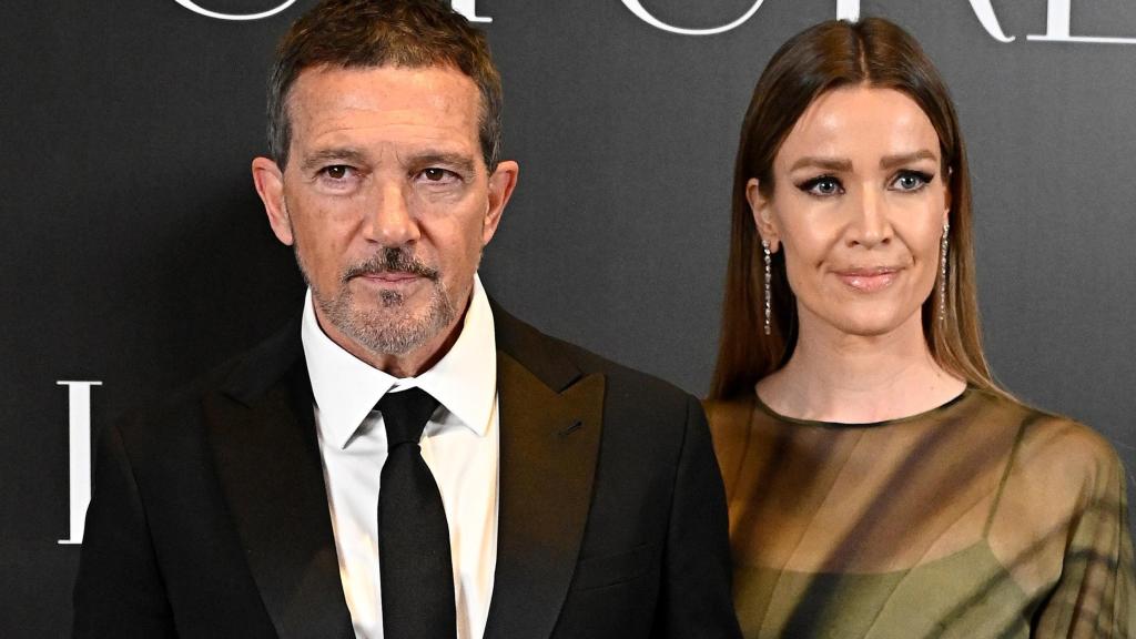 Antonio Banderas y Nicole Kimpel en Four Seasons en Madrid.