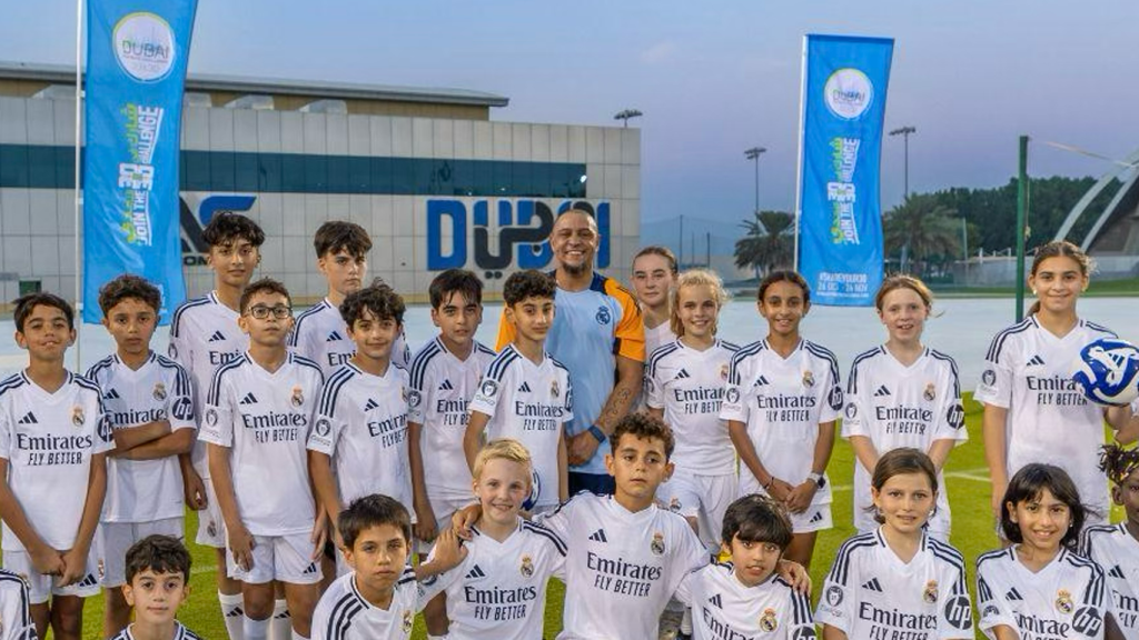 Roberto Carlos, en el clinic en Dubai