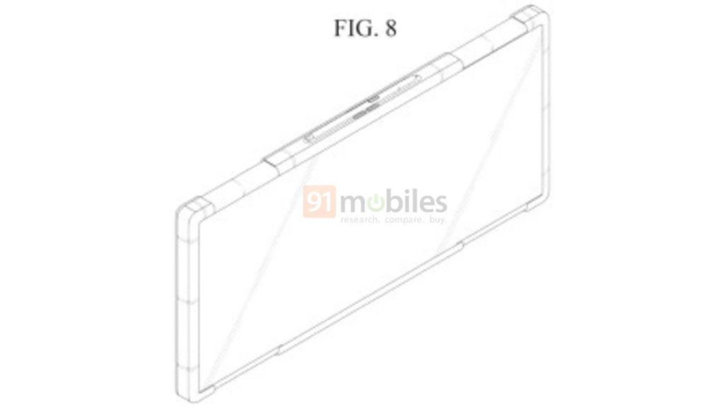 Patente registrada por Samsung de una tablet extensible