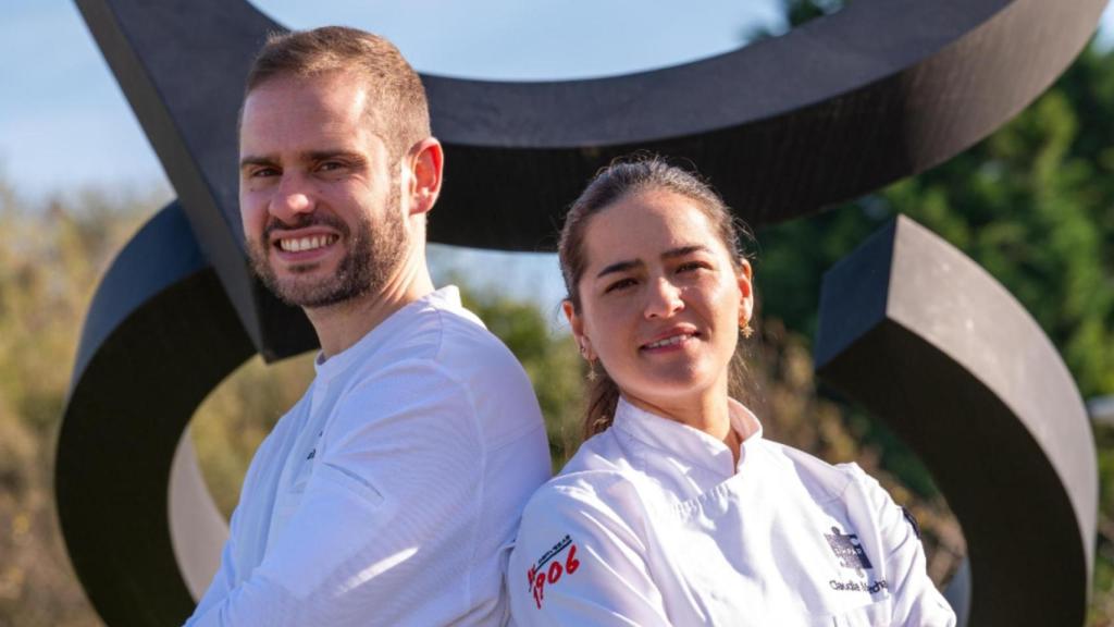 Áxel Smyth y Claudia Merchan