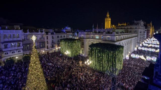 Plaza de San Francisco en Navidad, Sevilla