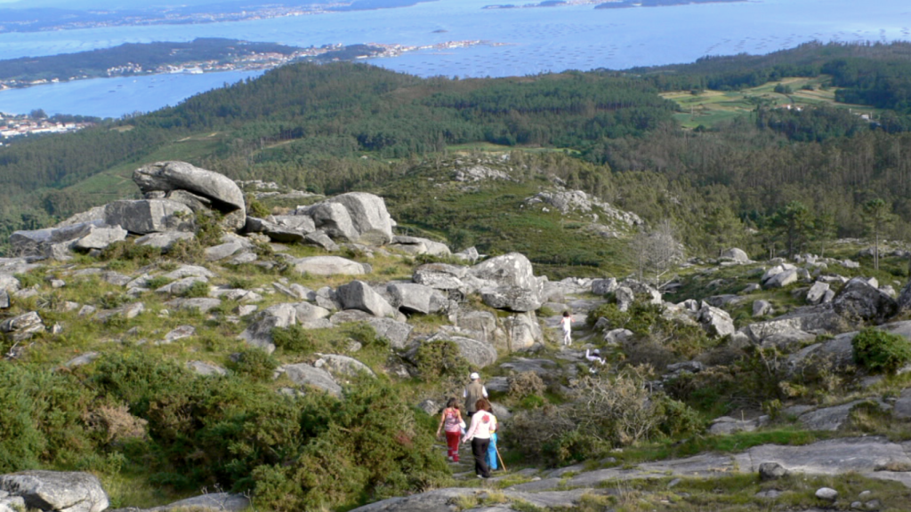 Subida hacia el mirador del Castelo de Vitres