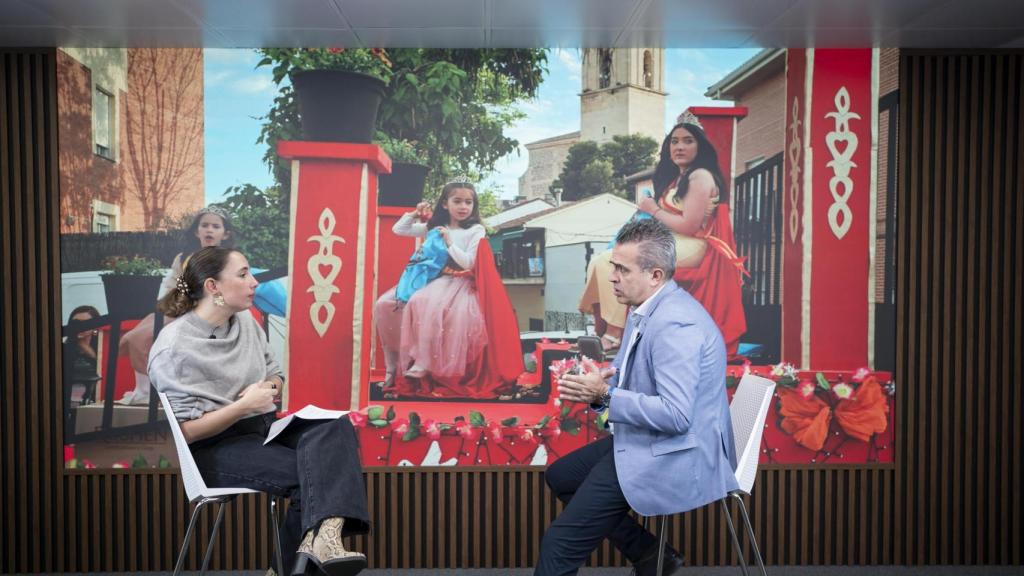 El alcalde de Cobeña durante su entrevista con EL ESPAÑOL.